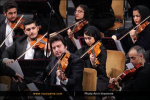 اجرای ارکستر ملی ایران به رهبری فرهاد فخرالدینی - بهمن 1394 (جشنواره موسیقی فجر)