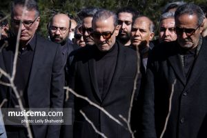 مراسم تشییع و تدفین همسر علیرضا قربانی - بهمن 1402